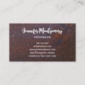 松素朴雪のクリスマステーブル 名刺 (裏面)