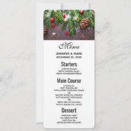 松素朴雪のクリスマステーブル 招待状