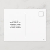 松素朴雪クリスマス付きクリスマステーブル シーズンポストカード (裏面)