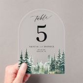 松結婚山番号 アクリル招待状 (インサイチュ (ポータブル))