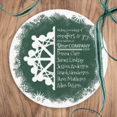 松緑、バーガンディーのビジネスホリデーカード シーズンカード