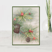 松花クリスマス カード (正面)