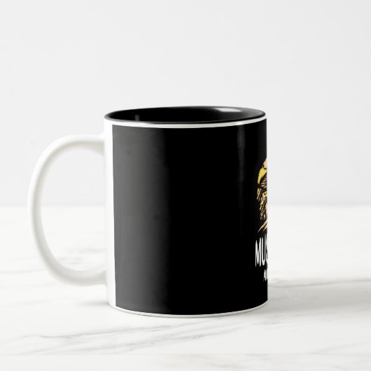 松茸の出が迫っている ツートーンマグカップ (左)