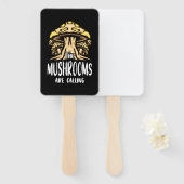 松茸の出が迫っている ハンドファン (正面&裏面)