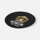 松茸の出が迫っている ペーパープレート (アングル)