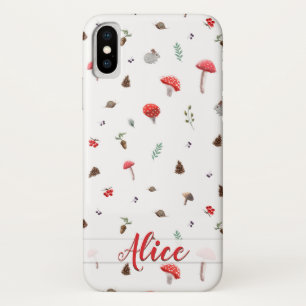 松茸甘紋_白 iPhone X ケース