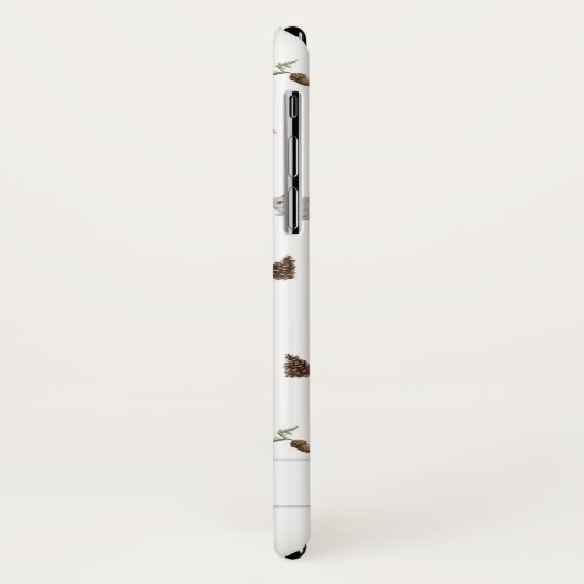 松茸甘紋_白 Case-Mate iPhoneケース (裏面/左)