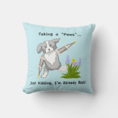 松葉杖で"足"のコリーを取る クッション (正面)