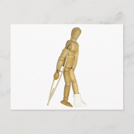 松葉杖の使用031910 ポストカード (正面)