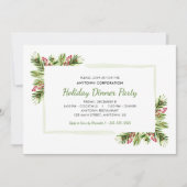 松葉 |ビジネスホリデーディナーパーティー 招待状 (正面)