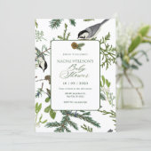 松離れ鳥の赤ちゃんシャワー 招待状 (スタンド正面)