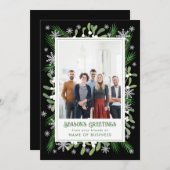 松雪片ビジネスフォトシーズンのご挨拶 シーズンカード (正面/裏面)