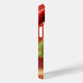 松飾りのあるサンタのKの文字 クリスマスの輝き🎅 Case-Mate iPhoneケース (裏面 / 右)