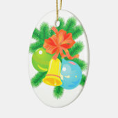 松飾りオーナメント セラミックオーナメント (左)