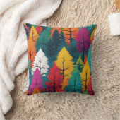 松鮮やかカラフル材 クッション (ブランケット)
