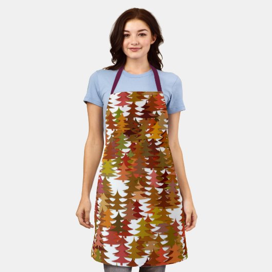 松 エプロン (着用した状態)