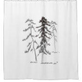 松 シャワーカーテン (正面)