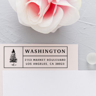 松  ファミリカスタムー名差出人住所 ラバースタンプ