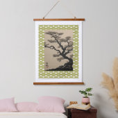 松 吊り下げ型タペストリー (寝室)