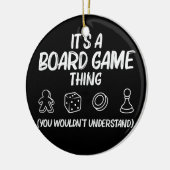 板おもしろい遊びの贈り物男性へ女好きのゲーマー セラミックオーナメント (左)