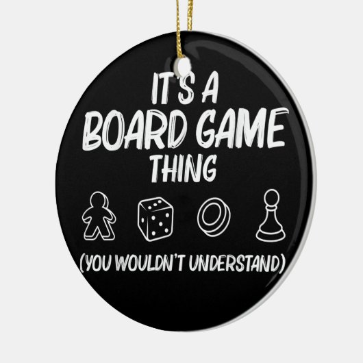 板おもしろい遊びの贈り物男性へ女好きのゲーマー セラミックオーナメント (左)