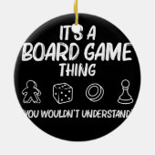 板おもしろい遊びの贈り物男性へ女好きのゲーマー セラミックオーナメント (裏面)