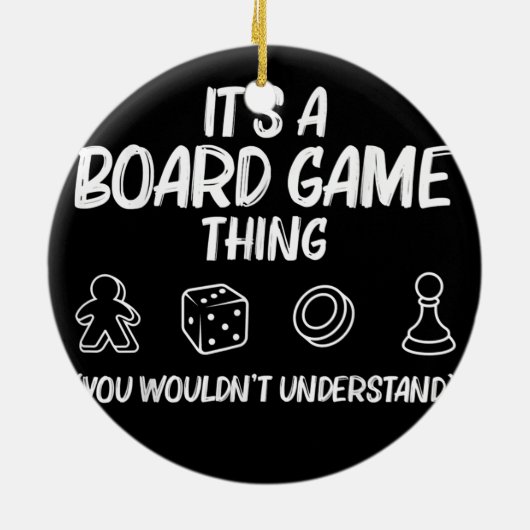 板おもしろい遊びの贈り物男性へ女好きのゲーマー セラミックオーナメント (裏面)