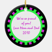 板に生きているBoardChick セラミックオーナメント (裏面)