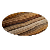 板ガラス丸板の木板効果丸板 カッティングボード (角)