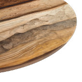 板ガラス丸板の木板効果丸板 カッティングボード (角)