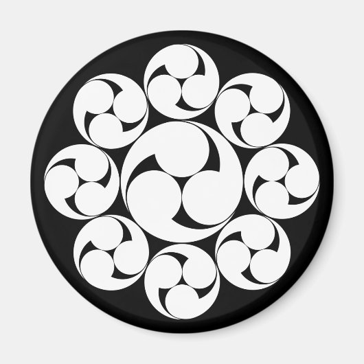 板倉巴(じぬき) マグネット (正面)