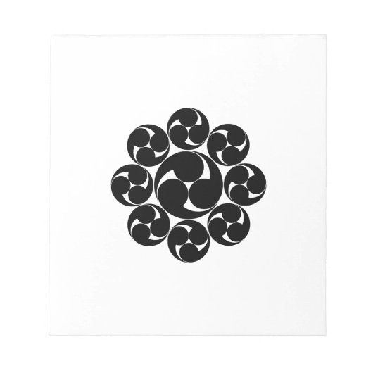 板倉巴(地抜き) ノートパッド (正面)