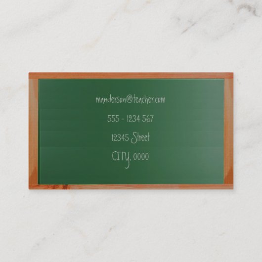 板先生 名刺 (裏面)