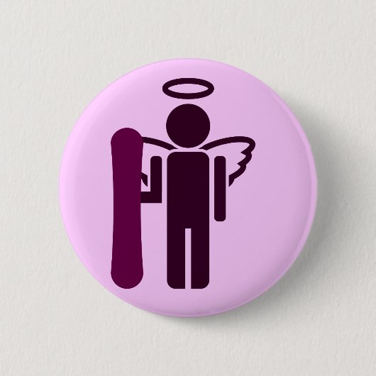 板天使 缶バッジ (正面)