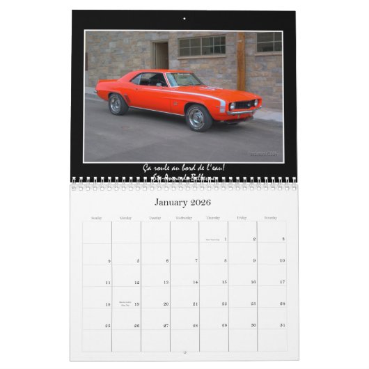 板歩行の巡航 カレンダー (1月 2026)