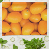 板紙箱のオレンジキンカンの積み重ね キッチンタオル (折り畳み)