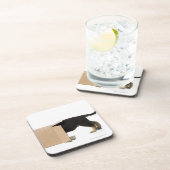 板紙箱の子犬 コースター (右側)