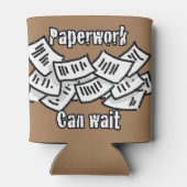 板紙缶の待機イラストレーション 缶クーラー (裏面)