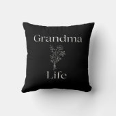 枕おばあちゃんライフワイルドフラワー クッション (裏面)