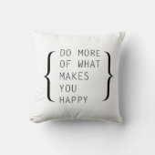 -枕か幸せに作るものがの多くをして下さい クッション (正面)