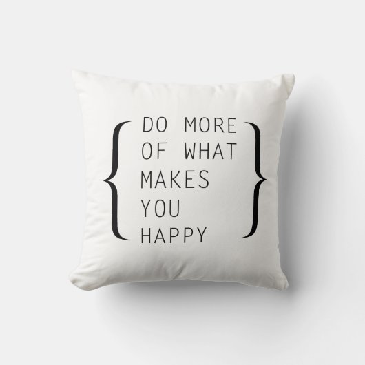 -枕か幸せに作るものがの多くをして下さい クッション (正面)