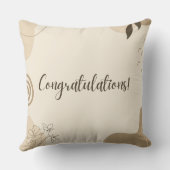 枕で宇宙をパーソナライズカスタムする クッション (裏面)