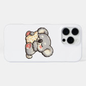 枕で眠るかわいいコアラ iPhoneケース (裏面横)