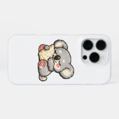 枕で眠るかわいいコアラ iPhoneケース (裏面横)