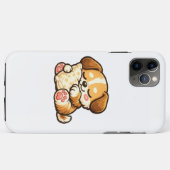 枕で眠るかわいい子犬 Case-Mate iPhoneケース (裏面(横))