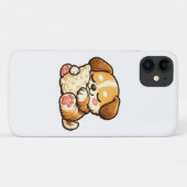 枕で眠るかわいい子犬 Case-Mate iPhoneケース (裏面(横))