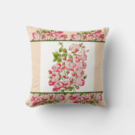 枕にバラ色の豊かさ クッション