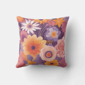 枕にミニ花園 クッション (裏面)