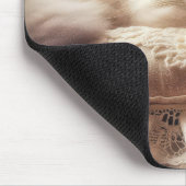 枕にラグドールの子猫 マウスパッド (コーナー)