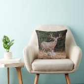 枕にリバーシブルな鹿 クッション (椅子)